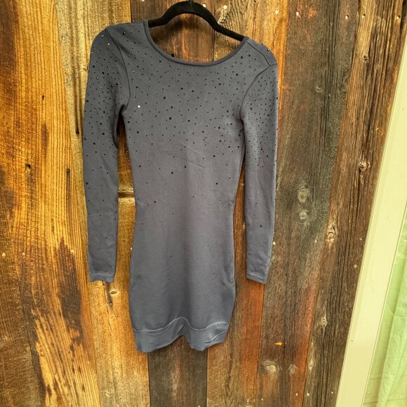 French Connection Navy Sequin accented Dress, size 0 - Picture 3 of 6